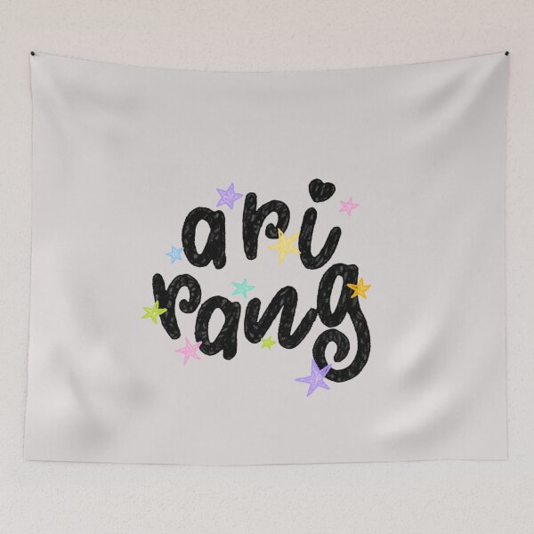 Artikelvorschau, ARI RANG Bunte Sterne – BTS ARIRANG inspiriertes Doodle-Design entworfen und verkauft von Palette & Hue.