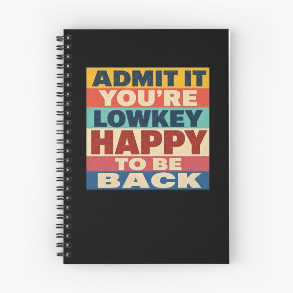 Item preview, Admit It You're Lowkey Happy To Be Back Retro designed and sold by snowry.