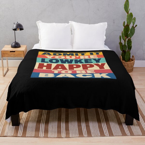 Item preview, Admit It You're Lowkey Happy To Be Back Retro designed and sold by snowry.