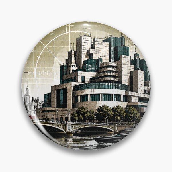 Item preview, Vintage London Thames River Architecture designed and sold by NzrProcreate.