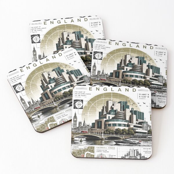 Item preview, Vintage London Thames River Architecture designed and sold by NzrProcreate.