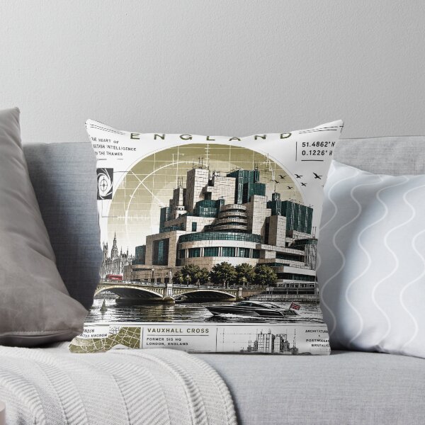 Item preview, Vintage London Thames River Architecture designed and sold by NzrProcreate.