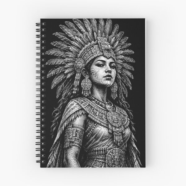 Item preview, Aztec Warrior Queen Feathered Headdress designed and sold by Victor Shadehorn.