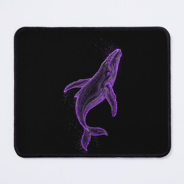 Item preview, Neon Purple Whale Ocean Spirit designed and sold by Exodoi.