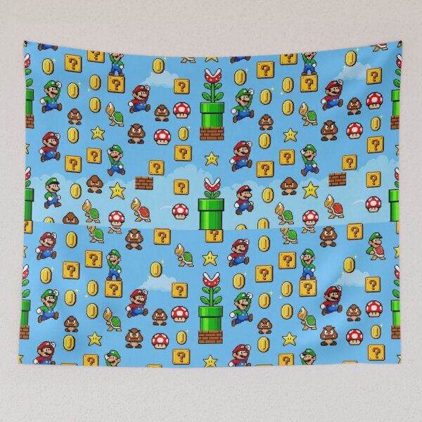 Item preview, Mario Baddie Core Pattern - Goomba Urban Graffiti designed and sold by conamor-bymel.