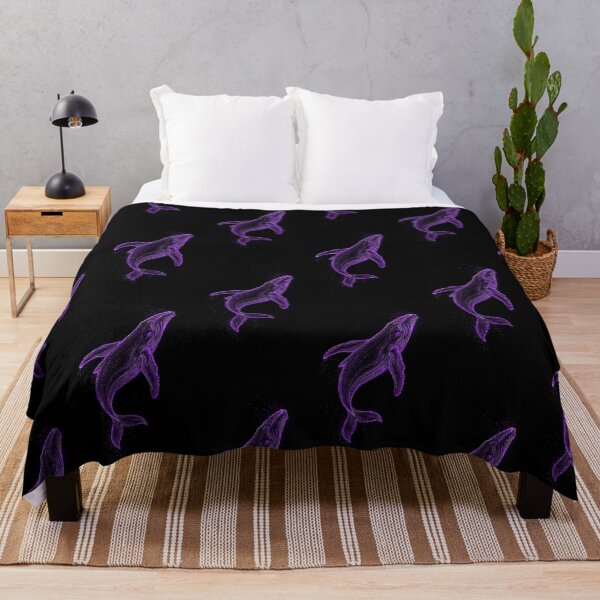 Item preview, Neon Purple Whale Ocean Spirit designed and sold by Exodoi.