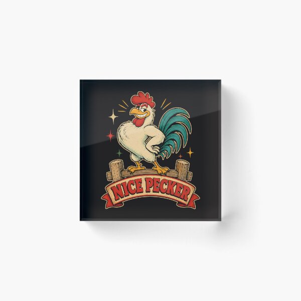 Item preview, Nice Pecker Rooster Humor designed and sold by Victor Shadehorn.