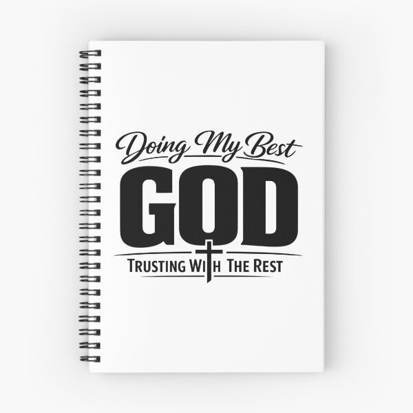 Item preview, Doing My Best Trusting God Design designed and sold by NovaCutCrafts.