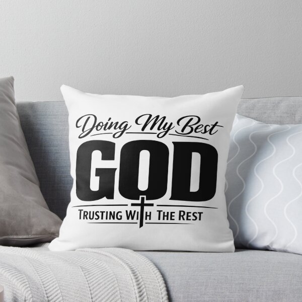 Item preview, Doing My Best Trusting God Design designed and sold by NovaCutCrafts.