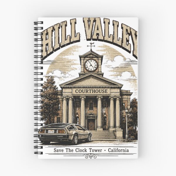 Item preview, Vintage California Small Town Clock Tower designed and sold by NzrProcreate.