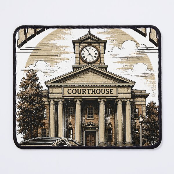 Item preview, Vintage California Small Town Clock Tower designed and sold by NzrProcreate.