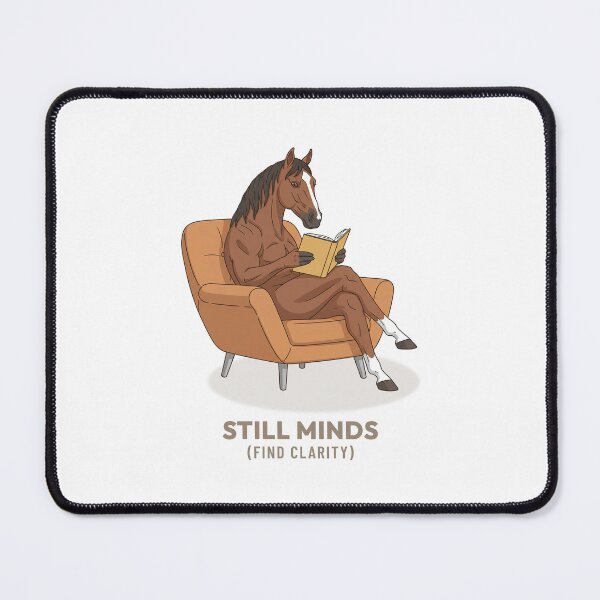 Item preview, Peaceful Horse Reading Book Vintage Aesthetic designed and sold by COZY VINTAGE animal.