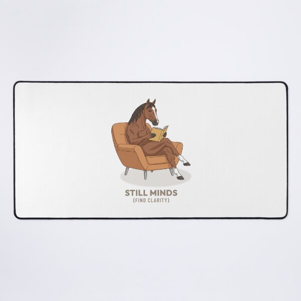 Item preview, Peaceful Horse Reading Book Vintage Aesthetic designed and sold by COZY VINTAGE animal.