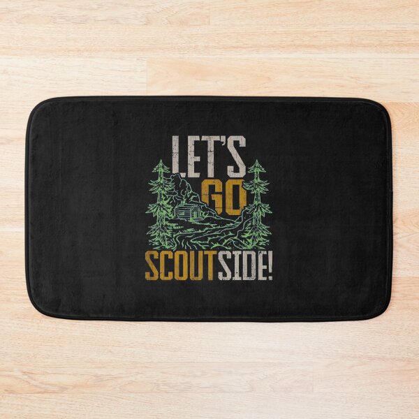 Item preview, Lets Go Scoutside Mountain Cabin Retro Outdoor Adventure designed and sold by oq0rsggc.