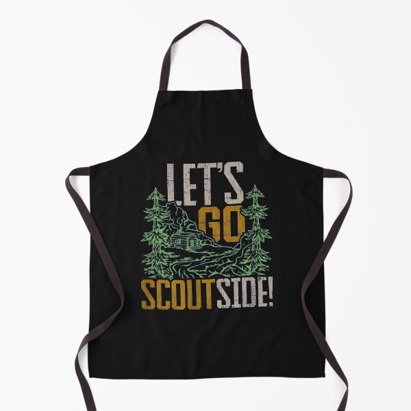 Item preview, Lets Go Scoutside Mountain Cabin Retro Outdoor Adventure designed and sold by oq0rsggc.
