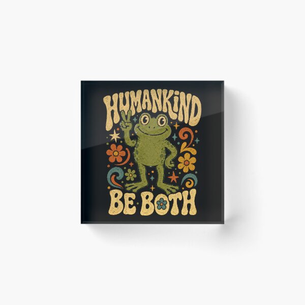 Item preview, Humankind Be Both Funny Frog Philosophy designed and sold by Victor Shadehorn.