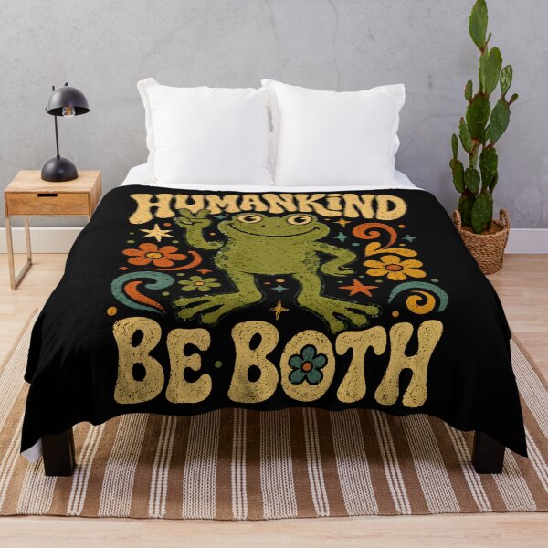 Item preview, Humankind Be Both Funny Frog Philosophy designed and sold by Victor Shadehorn.
