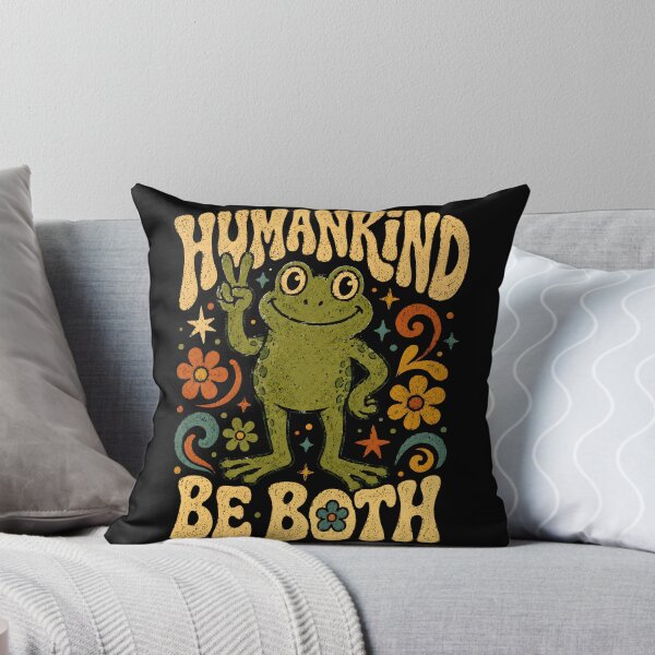 Item preview, Humankind Be Both Funny Frog Philosophy designed and sold by Victor Shadehorn.