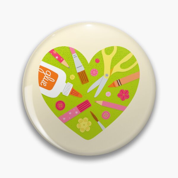 Item preview, Love To Craft - Art Supplies in Heart designed and sold by Mandy Porta LLC.