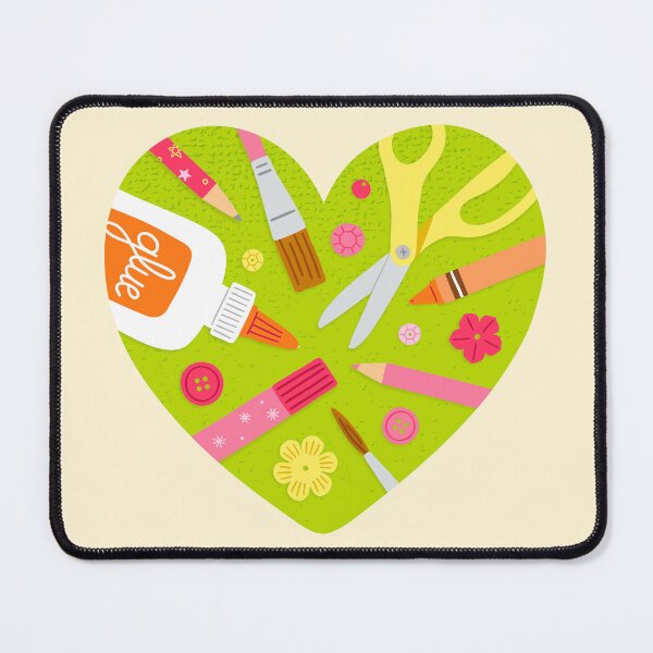 Item preview, Love To Craft - Art Supplies in Heart designed and sold by Mandy Porta LLC.