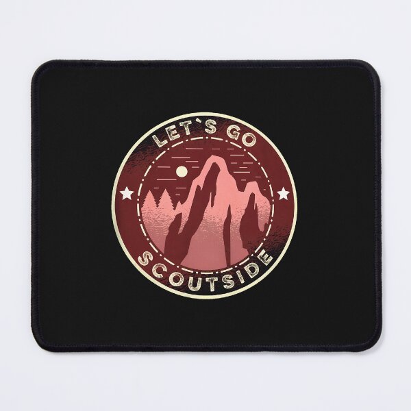 Item preview, Let's Go Scoutside Mountain Vintage Emblem designed and sold by j5ceetdjr9bp.