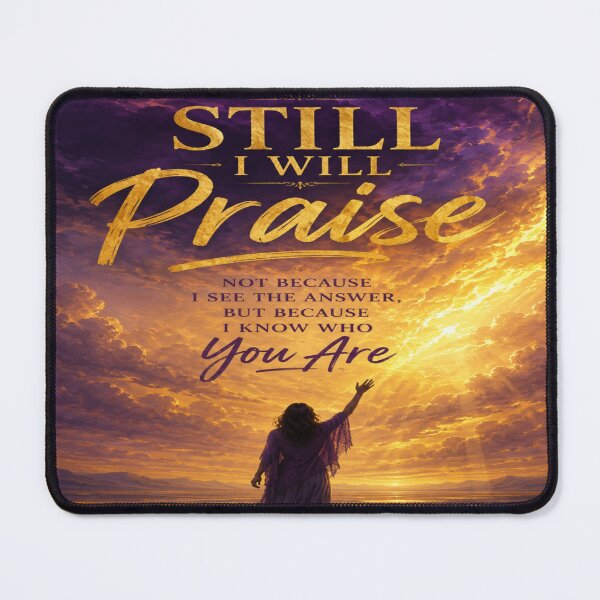 Item preview, Evidence of Grace - Still I Will Praise Christian Design designed and sold by EvidenceOfGrace.