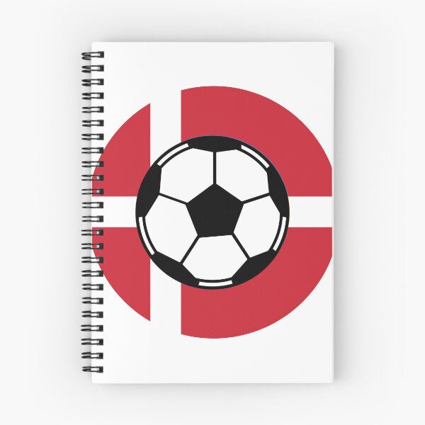 Item preview, Denmark Danish Football World Cup Team Colors Sticker T-Shirt designed and sold by Rolographics1.