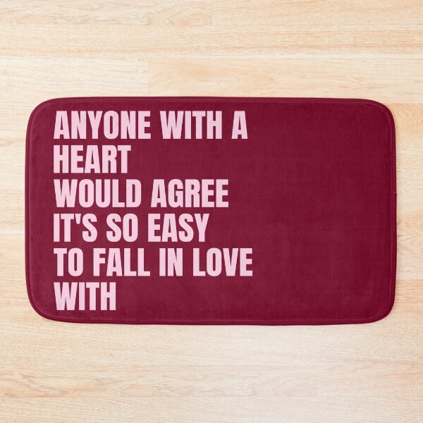 Item preview, Anyone With a Heart Would Agree - Olivia Dean So Easy Song Lyrics designed and sold by Aesthetic Crew.