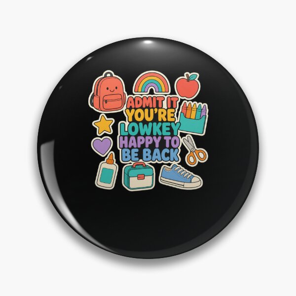 Item preview, Admit It You're Lowkey Happy To Be Back School designed and sold by snowry.