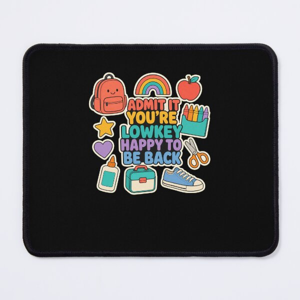 Item preview, Admit It You're Lowkey Happy To Be Back School designed and sold by snowry.