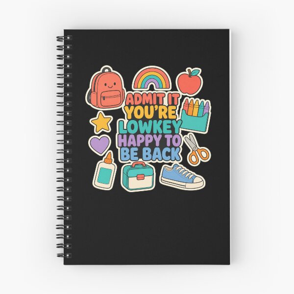 Item preview, Admit It You're Lowkey Happy To Be Back School designed and sold by snowry.