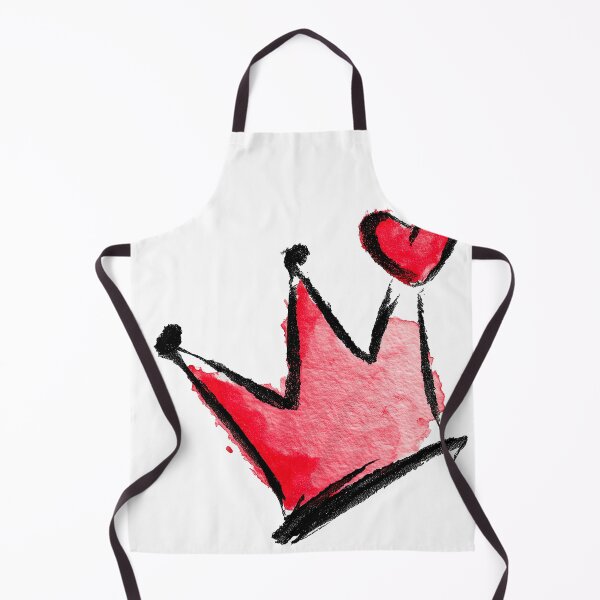 Item preview, Red Watercolor Crown with Cute Heart Art designed and sold by colorful-white.