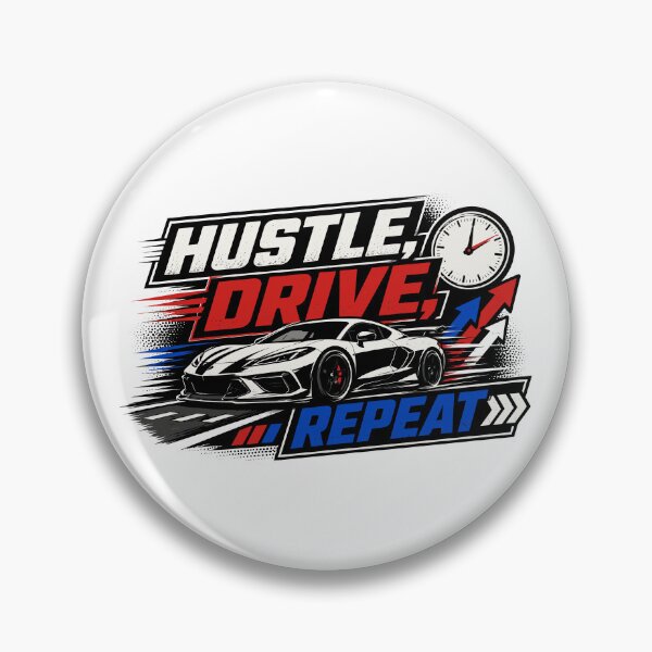 Item preview, Hustle Drive Repeat  designed and sold by RAS-77.