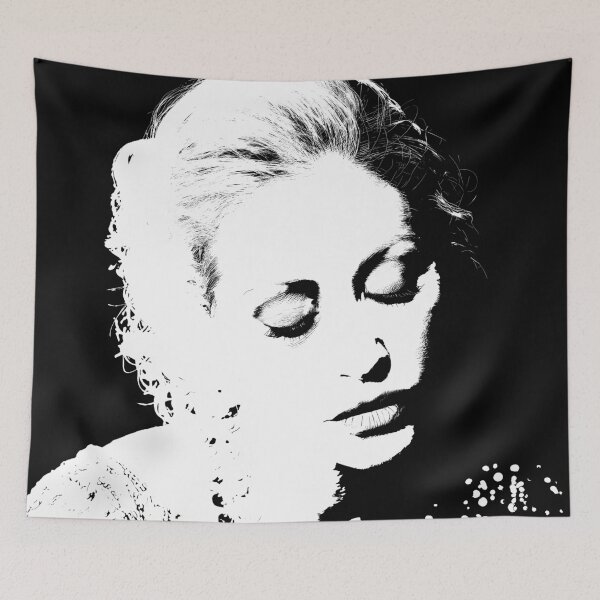 Item preview, Portrait of a Woman in Black and White | Genesis Noir designed and sold by StudioDestruct.