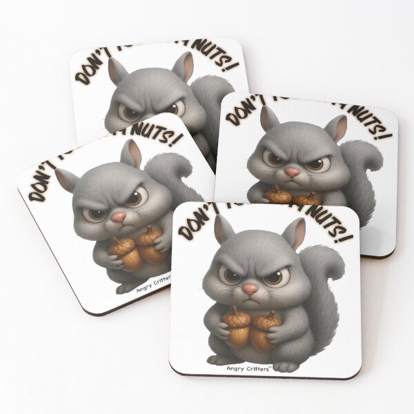 Item preview, Angry Squirrel Guarding His Nuts  designed and sold by NathanPars.