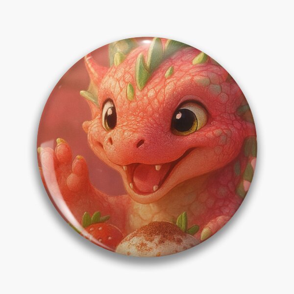 Item preview, Cute Strawberry Milkshake Dragon | Kawaii Fantasy designed and sold by Joammiyon.