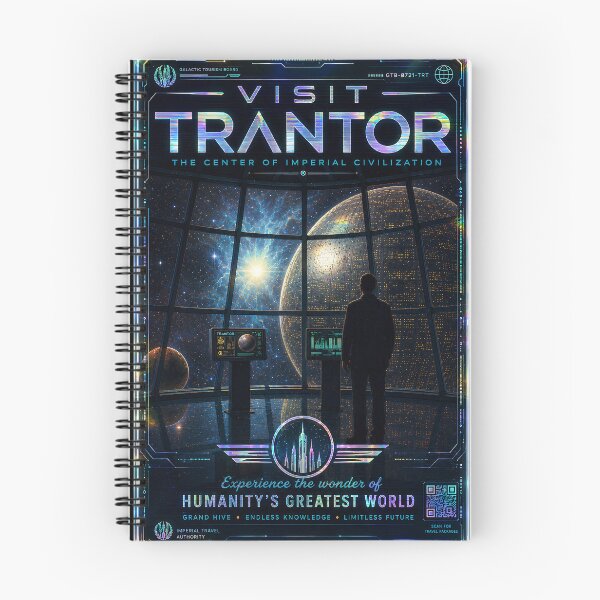 Item preview, Visit Trantor Holographic Sci Fi Travel Card designed and sold by Extravanganzza.