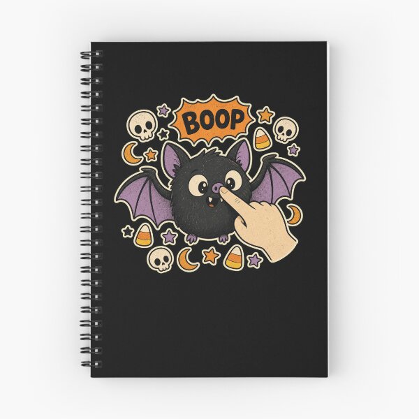 Item preview, BOOP Cute Bat Nose Poke Halloween Spooky Fun designed and sold by snowry.
