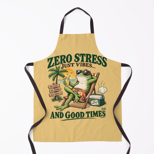 Item preview, Funny Chill Frog Beach Vacation designed and sold by Felipe-barg.