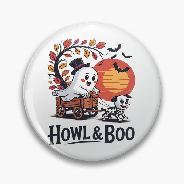 Item preview, Halloween Ghost – Spooky Cute Howl Boo Night Design designed and sold by Taans-Creation.