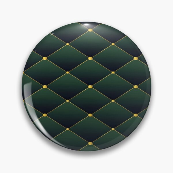 Item preview, Elegant Geometric Pattern Featuring Raised Diamonds with Golden Highlights Set Against a Deep Green Background for Contemporary Style designed and sold by Matt_Smith.
