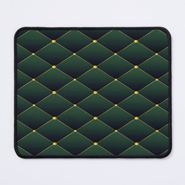 Item preview, Elegant Geometric Pattern Featuring Raised Diamonds with Golden Highlights Set Against a Deep Green Background for Contemporary Style designed and sold by Matt_Smith.