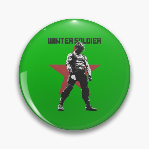 Item preview, Bucky Barnes The Winter Soldier Red Star Original Print designed and sold by FreshThredz.
