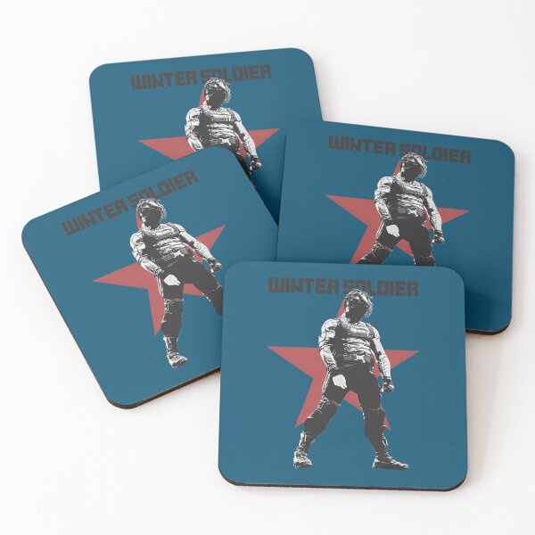 Item preview, Bucky Barnes The Winter Soldier Red Star Original Print designed and sold by FreshThredz.