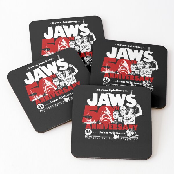 Item preview, Jaws 50th Anniversary Commemorative Tribute Poster designed and sold by kukii88.