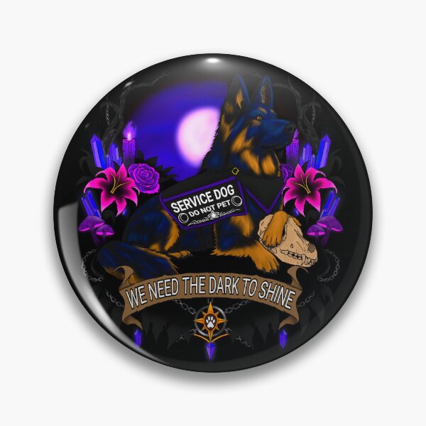 Item preview, Gothic gsd service dog designed and sold by DawnCatcher20.