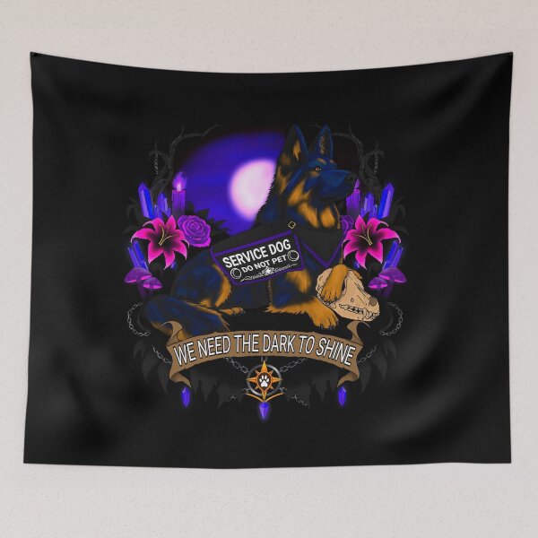 Item preview, Gothic gsd service dog designed and sold by DawnCatcher20.