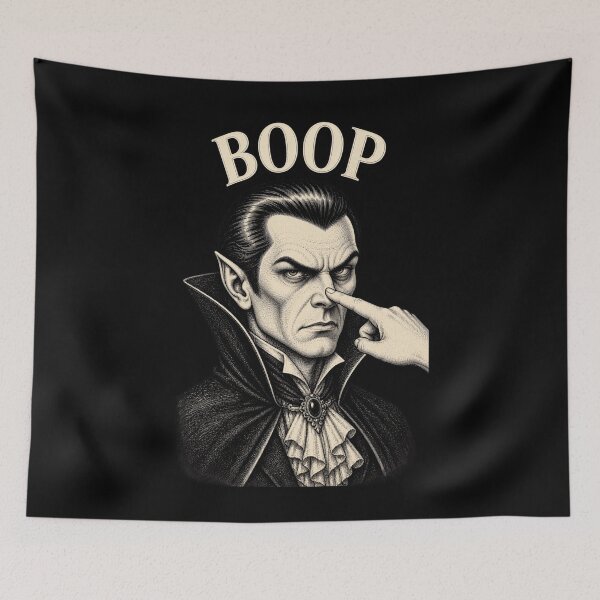 Item preview, BOOP Funny Vampire Nose Poke Humor designed and sold by snowry.