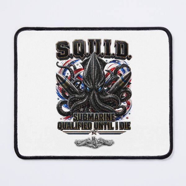 Item preview, Abyssal Arsenal S.Q.U.I.D.: Qualified for Life, Forged for the Deep designed and sold by BlissBlvdShop.