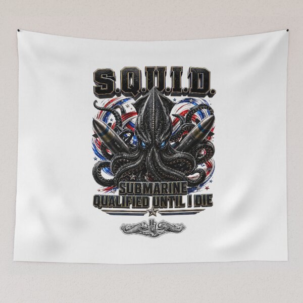 Item preview, Abyssal Arsenal S.Q.U.I.D.: Qualified for Life, Forged for the Deep designed and sold by BlissBlvdShop.